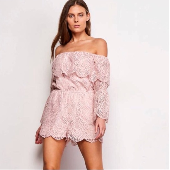 Lulus BB Dakota Kennedy OTS Romper - Picture 3 of 4